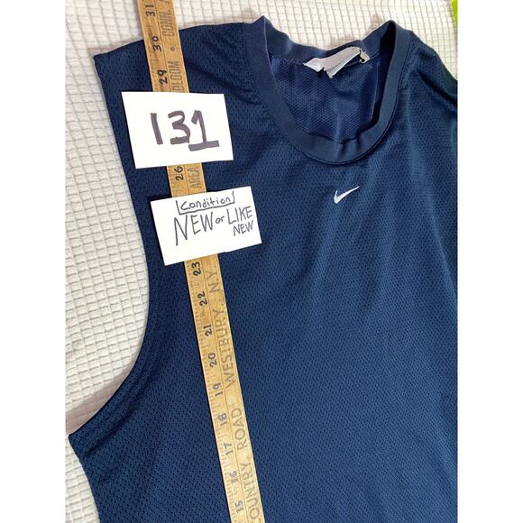 Vintage Nike Center Swoosh Basketball Sleeveless Y2K T Shirt Large - Picture 4 of 7